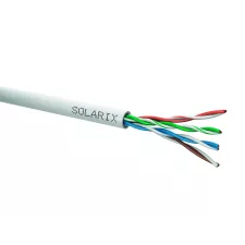 obrázek produktu SOLARIX kabel U/UTP, kat.5E, PVC Eca, šedý, cívka 1000m