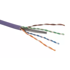 obrázek produktu SOLARIX kabel U/UTP, kat. 6, LSOH Dca s2 d2 a1, fialový, cívka 500m