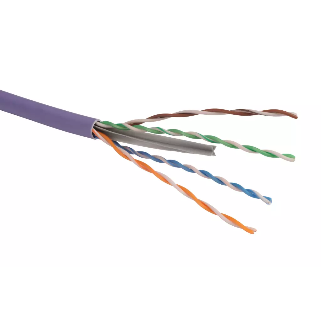 Obrázek produktu SOLARIX Kabel U/UTP, kat. 6, LSOH Dca s2 d2 a1, fialový, box 305m