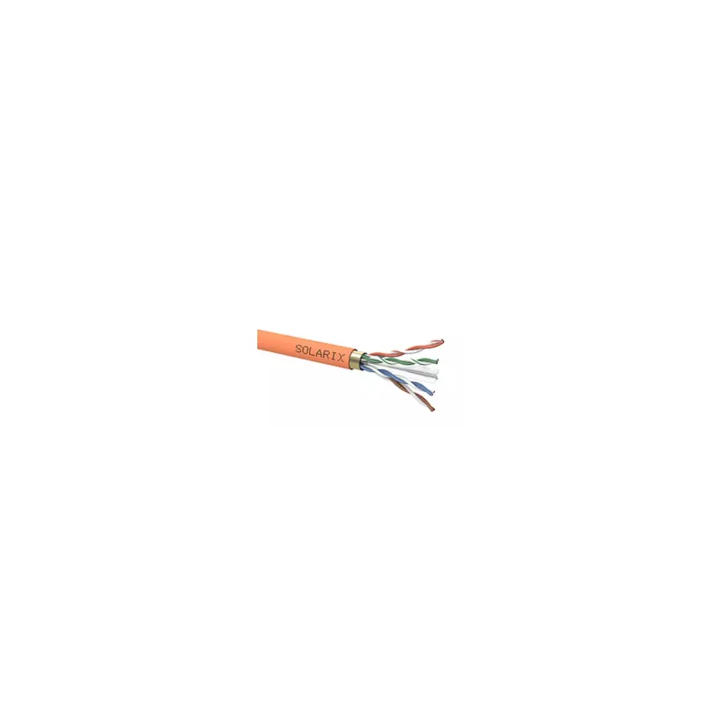 Obrázek produktu SOLARIX Kabel U/UTP, kat. 6, LSOHFR B2ca s1 d1 a1, oranžový, cívka 500m