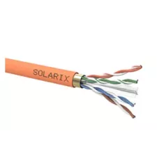 obrázek produktu SOLARIX Kabel U/UTP, kat. 6, LSOHFR B2ca s1 d1 a1, oranžový, cívka 500m