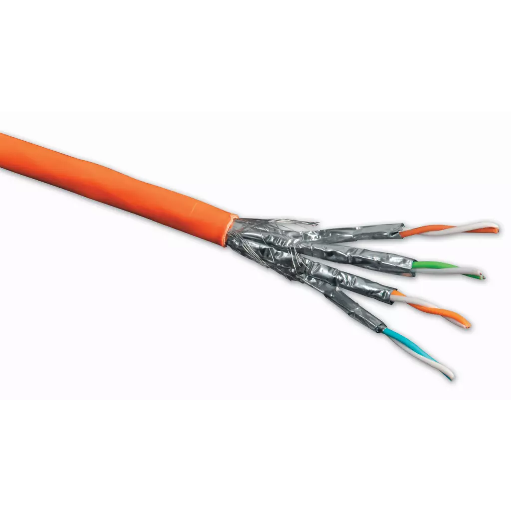 Obrázek produktu SOLARIX Kabel S/FTP, kat. 7, 1000MHz, LSOH Cca, cívka 500m, oranžový