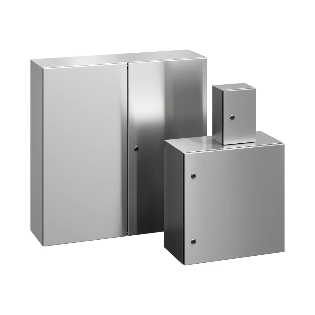 Obrázek produktu CONTEG Jednodveřový rozvaděč inTeg, v. 600mm, š. 600mm, h. 250mm, IP66, nerez ocel