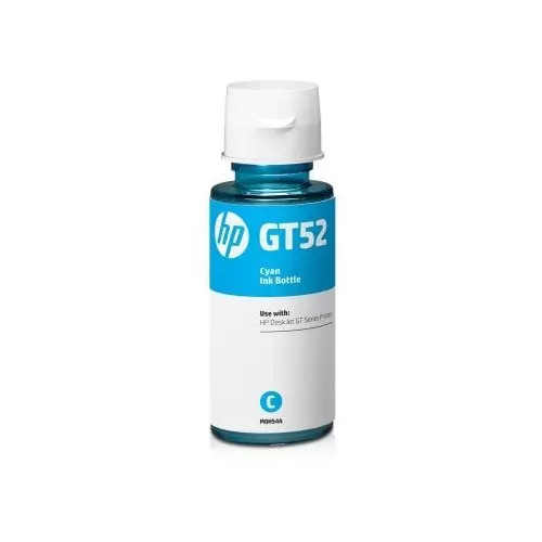 obrázek produktu HP Lahvička s inkoustem HP GT52 (M0H54AE) - azurová/cyan