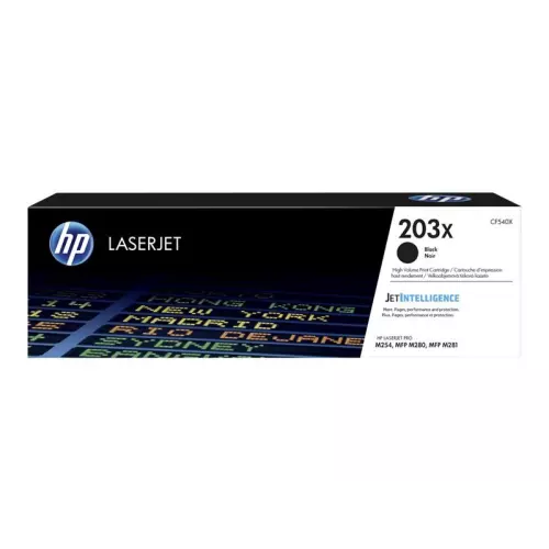 obrázek produktu HP 203X Black Toner (CF540X) - originální - černá/black