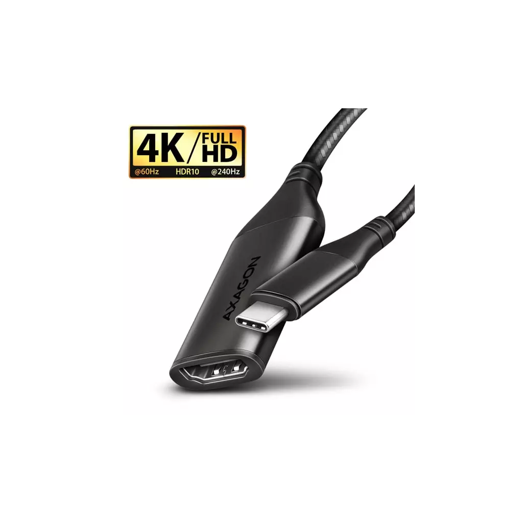 Obrázek produktu AXAGON RVC-HI2M, USB-C -> HDMI 2.0a redukce / adaptér, 4K/60Hz HDR10