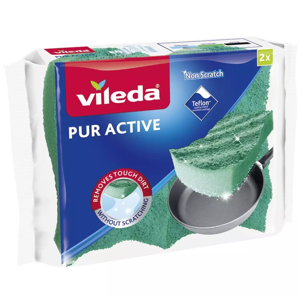 Obrázek produktu Vileda 169474 Pěnová houbička PUR active 2 ks