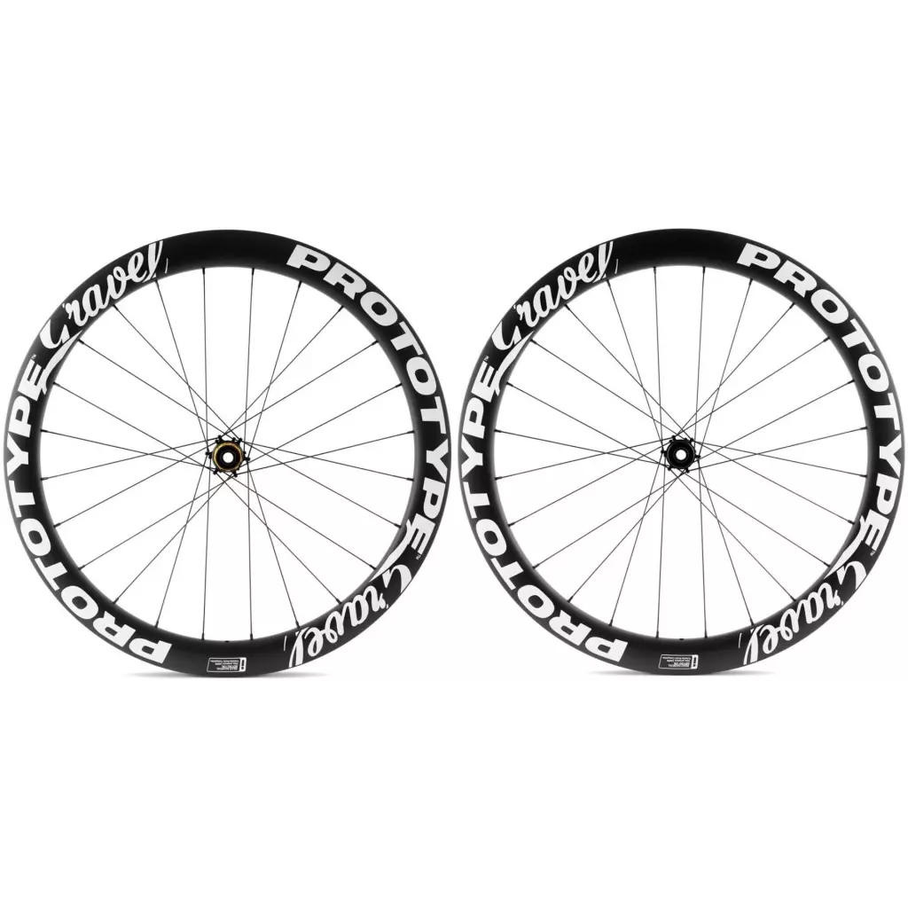 Obrázek produktu Zapletená kola cyklokros/gravel PROTOTYPE Gravel Carbon Disc 650b White - 100/142 - ořech HG