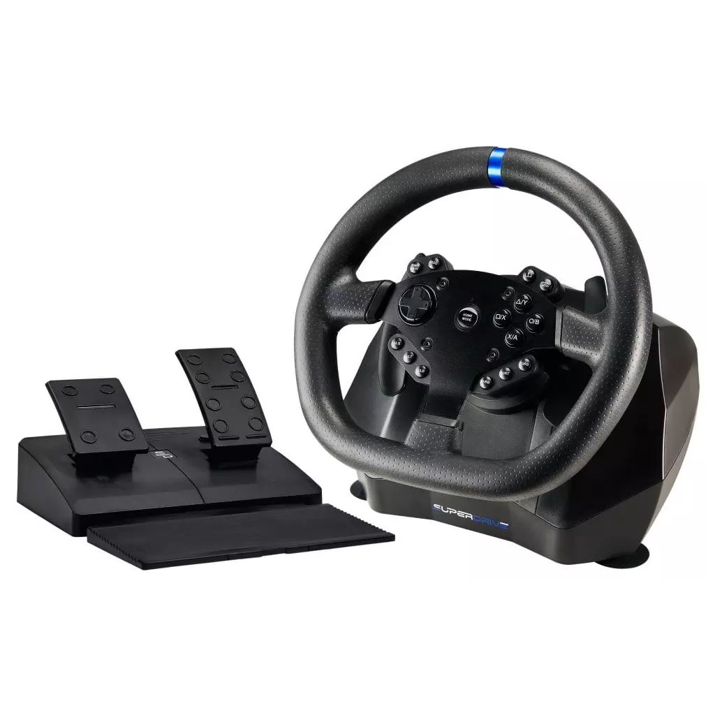 Obrázek produktu SUPERDRIVE Sada volantu a pedálů SV950, pro PS4/ PC/ Xbox Series X/Xbox Series S