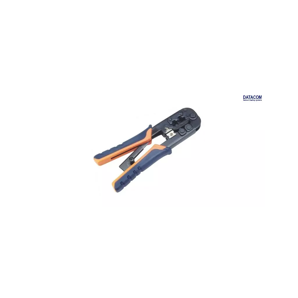 Obrázek produktu DATACOM Konektorovací kleště PROFI 8P+6P OR/BL račna (RJ45,12,11)