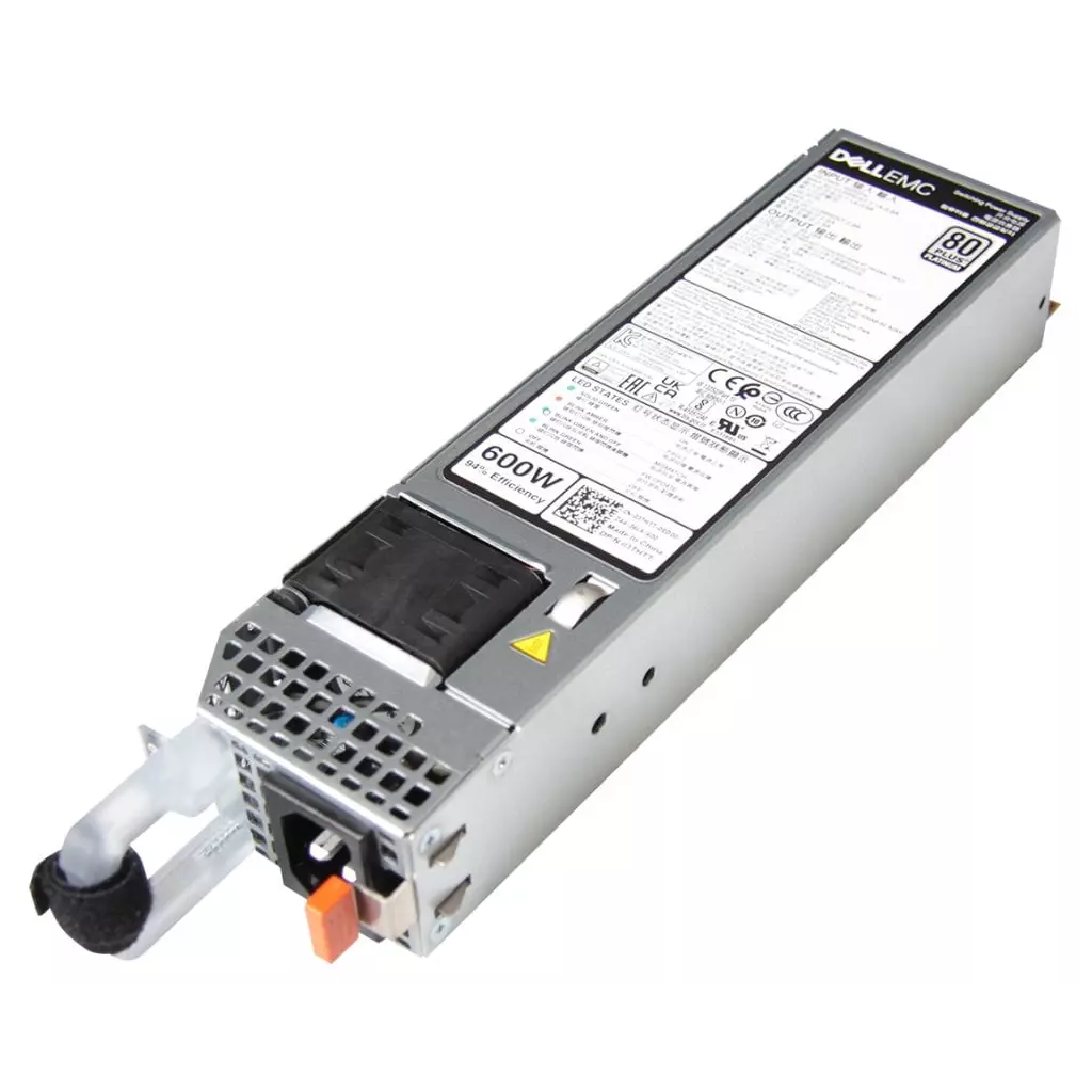 Obrázek produktu DELL hotplug zdroj 1+0 600W pro PowerEdge T350,T550, R350, R450, R550, R650XS, R750XS