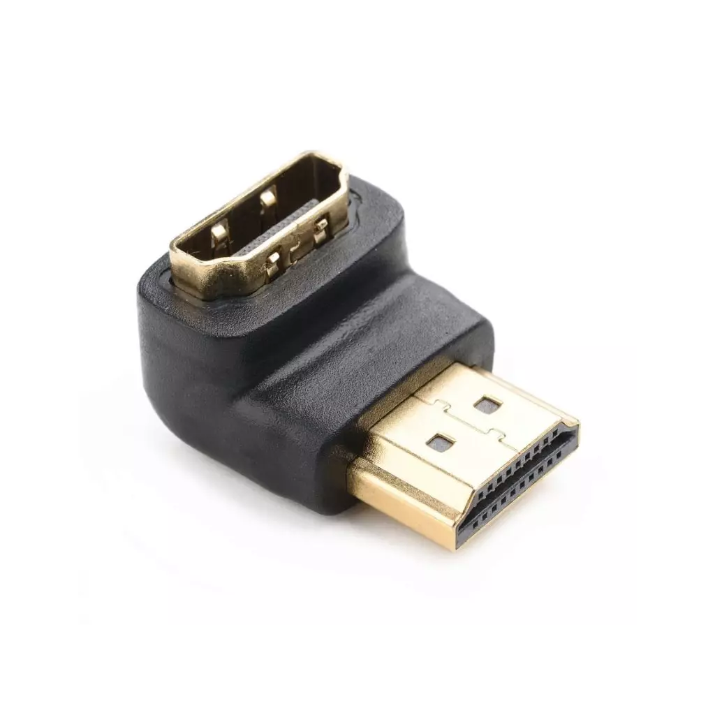 Obrázek produktu NEDIS adaptér HDMI úhlový 90°/ HDMI konektor - HDMI zásuvka/ černá