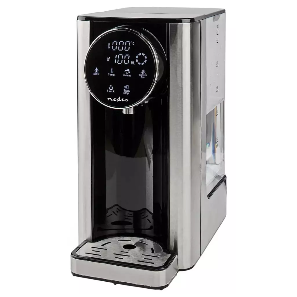 Obrázek produktu NEDIS automat na horkou vodu/ objem 2,7 l/ display/ digitální/ černá (hliník) - nerez