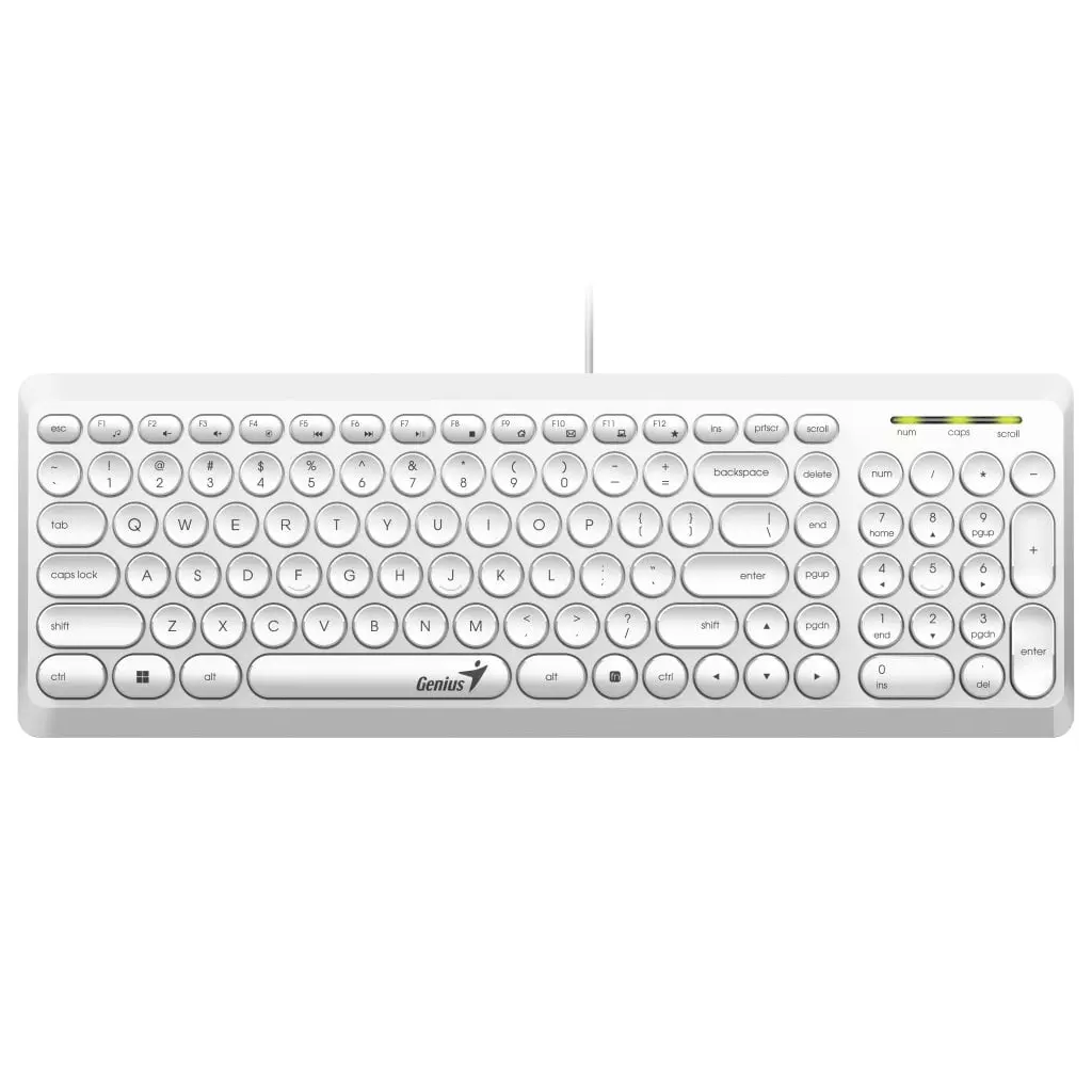 Obrázek produktu Genius Slimstar Q200, CZ/SK, bílá