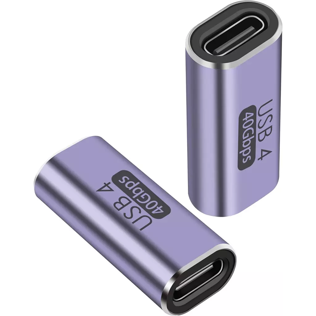 Obrázek produktu PremiumCord 40Gbps Aluminium USB-C Female - USB-C Female spojka