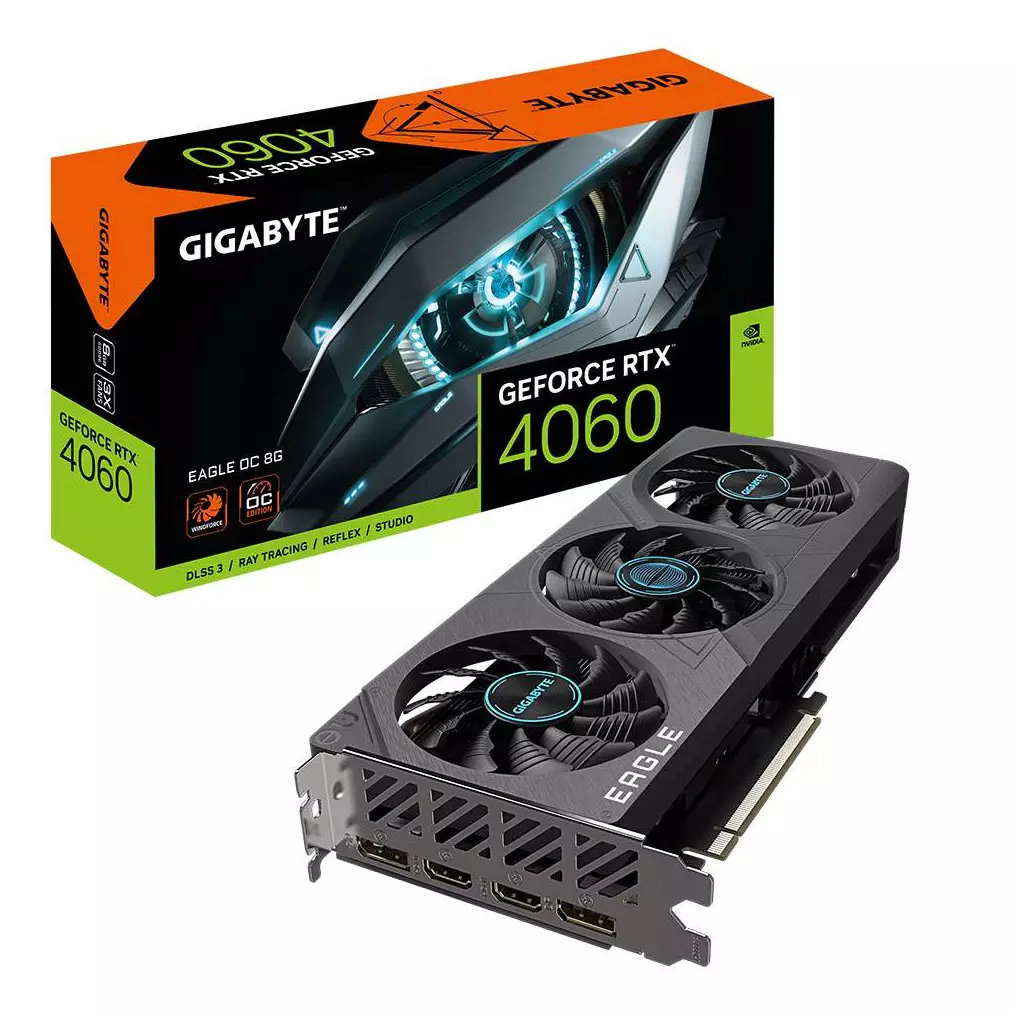 Obrázek produktu GIGABYTE GeForce RTX 4060 Eagle OC 8GB