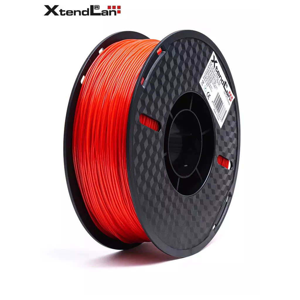 Obrázek produktu XtendLAN TPU filament 1,75mm transparentní červený 1kg