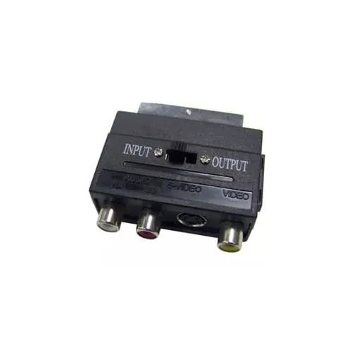 obrázek produktu Sencor SAV 151-000 SCART konektor - 3x RCA/M+S-video konektor