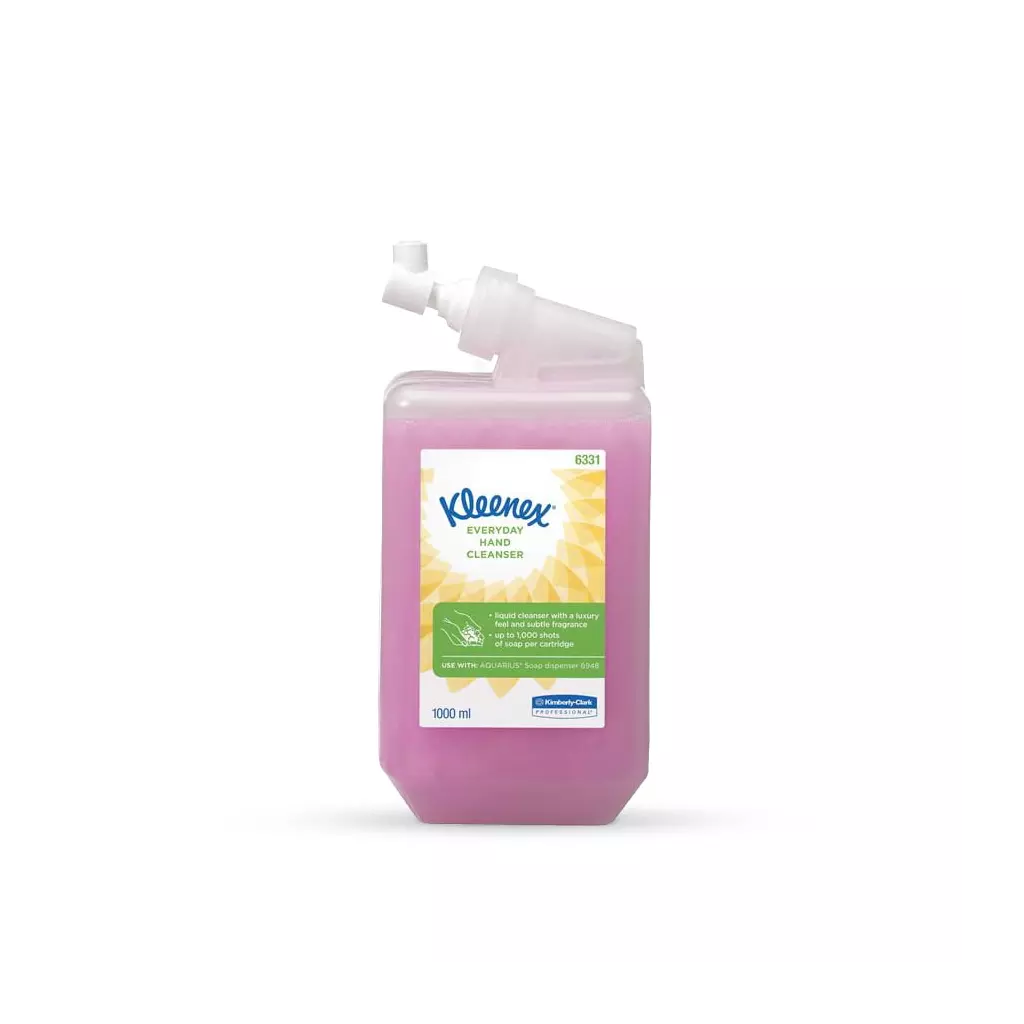 Obrázek produktu Tekuté mýdlo KLEENEX, růžová, karton = 6 x 1l lahev