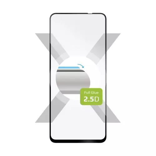 obrázek produktu Ochranné tvrzené sklo FIXED Full-Cover pro Xiaomi Redmi Note 10 5G, lepení přes celý displej, černé