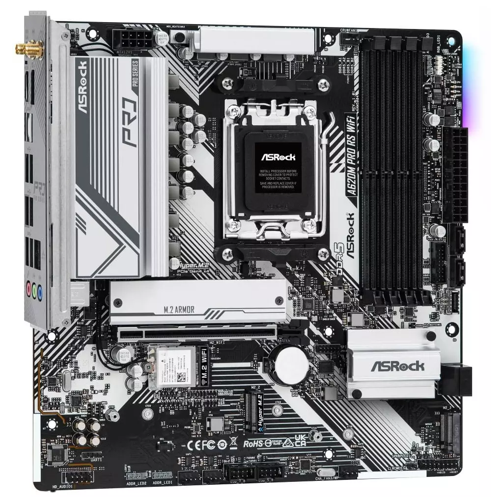 Obrázek produktu ASRock A620M Pro RS WiFi