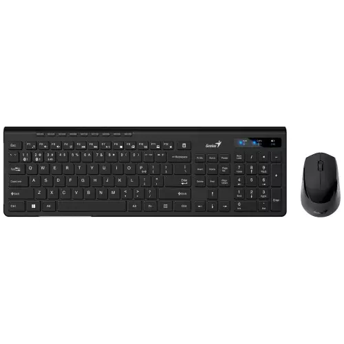 obrázek produktu Genius set klávesnice a myši SlimStar 8230, černý, bezdrátový, CZ/SK