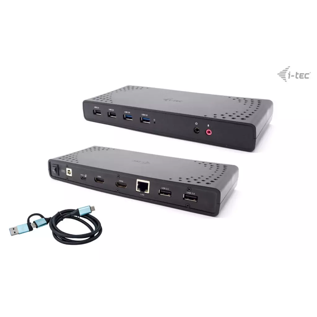 Obrázek produktu i-tec USB 3.0/USB-C/Thunderbolt, 2x HDMI Docking Station, PD 85W