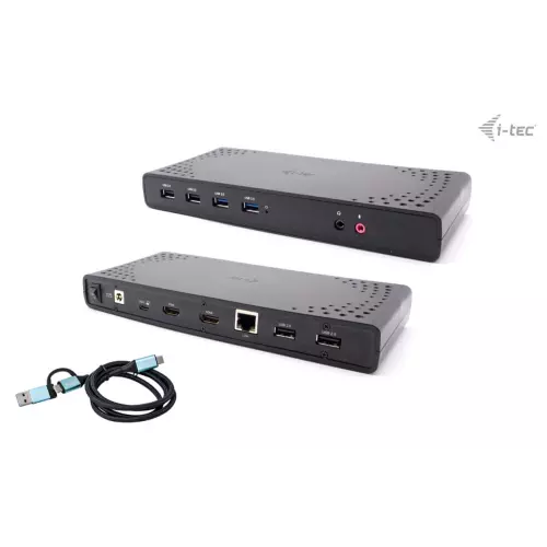 obrázek produktu i-tec USB 3.0/USB-C/Thunderbolt, 2x HDMI Docking Station, PD 85W