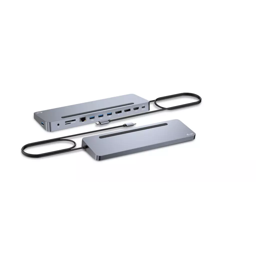 Obrázek produktu i-tec USB-C Metal Ergonomic 3x 4K Display Docking Station, Power Delivery 100 W