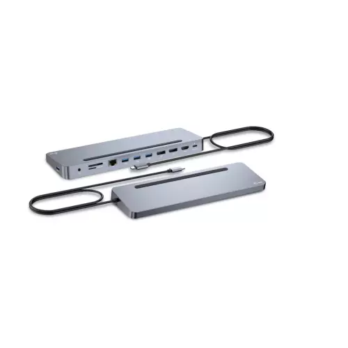 obrázek produktu i-tec USB-C Metal Ergonomic 3x 4K Display Docking Station, Power Delivery 100 W