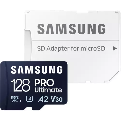 obrázek produktu Samsung microSDXC 128GB PRO Ultimate + SD adaptér