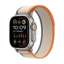 obrázek produktu Apple Watch Ultra 2 49mm titanové pouzdro s oranžovo-béžovým trailovým tahem - S/M