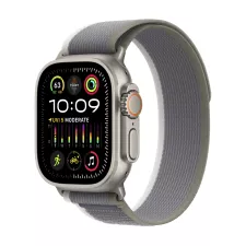 obrázek produktu Apple Watch Ultra 2 49mm titanové pouzdro se zeleno-šedým trailovým tahem - M/L
