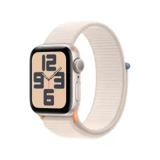 obrázek produktu Apple Watch SE 40mm Hvězdně bílý hliník s hvězdně bílým provlékacím sportovním řemínkem