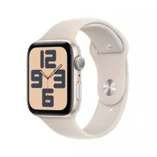 obrázek produktu Apple Watch SE 44mm Hvězdně bílý hliník s hvězdně bílým sportovním řemínkem - S/M