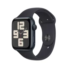 obrázek produktu Apple Watch SE Cellular 44mm Temně inkoustový hliník s temně inkoustovým sportovním řemínkem - M/L