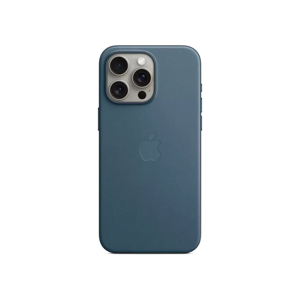Obrázek produktu Apple iPhone 15 Pro Max FineWoven Case s MagSafe - Pacific Blue - petrolejová