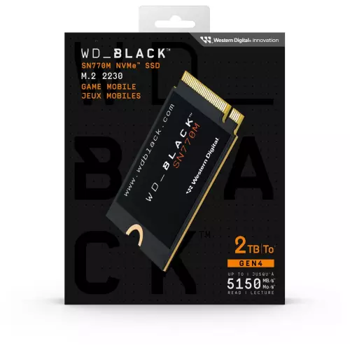 obrázek produktu WD Black SSD SN770M 2TB NVMe M.2 2230