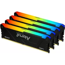 obrázek produktu Kingston Fury Beast DIMM DDR4 64GB 2666MHz 1Gx8 RGB (Kit 4x16GB)
