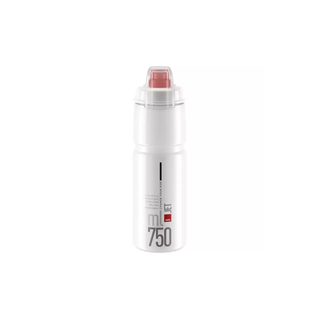 Obrázek produktu ELITE láhev JET PLUS čirá/červené logo, 750 ml - transparentní