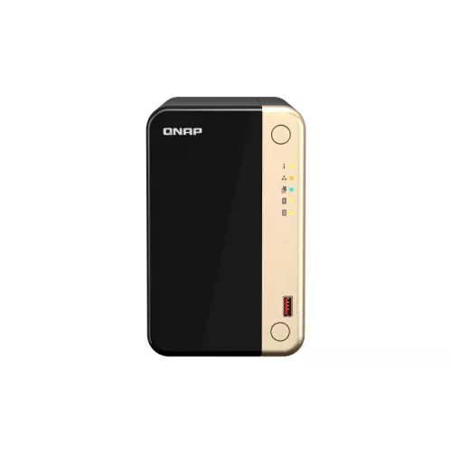 obrázek produktu QNAP TS-264-8G (4core 2,9GHz, 8GB RAM, 2x SATA, 2x M.2 NVMe, 1x PCIe, 2x 2,5GbE, 1x HDMI 4K, 4x USB)