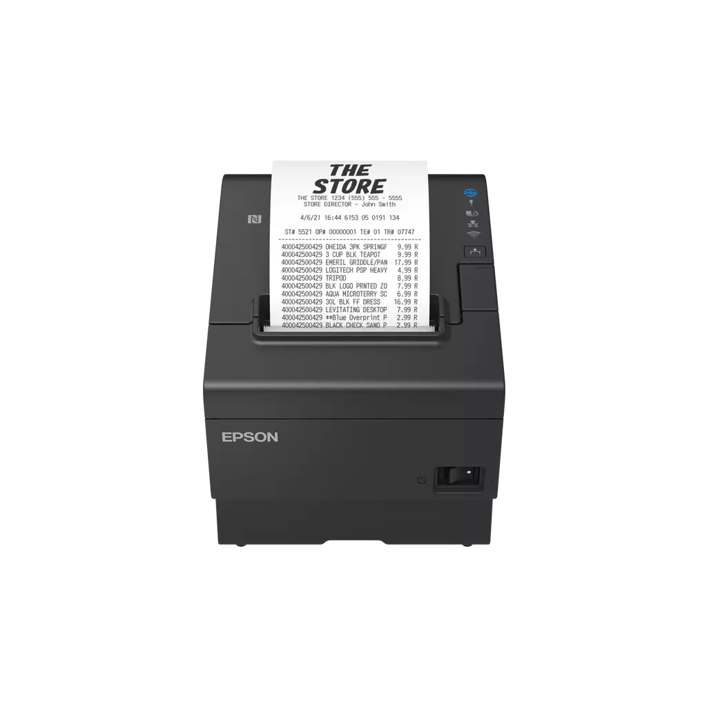 Obrázek produktu EPSON pokladní tiskárna TM-T88VII černá, RS232, USB, Ethernet, vyměnitelné rozhraní