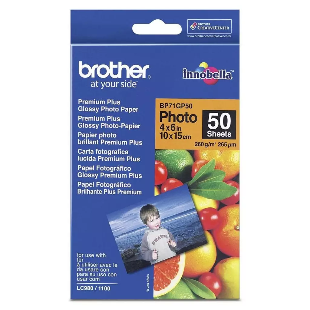 Obrázek produktu BROTHER fotopapír BP71GP50
