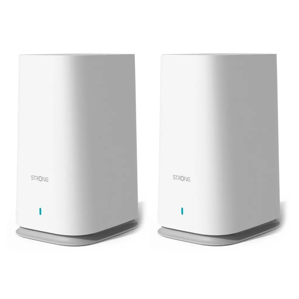 Obrázek produktu Strong sada 2 ATRIA Wi-Fi Mesh Home Kit 2100/ Wi-Fi 802.11a/b/g/n/ac/ 2100 Mbit/s/ 2,4GHz a 5GHz/ 2x LAN/ bílý