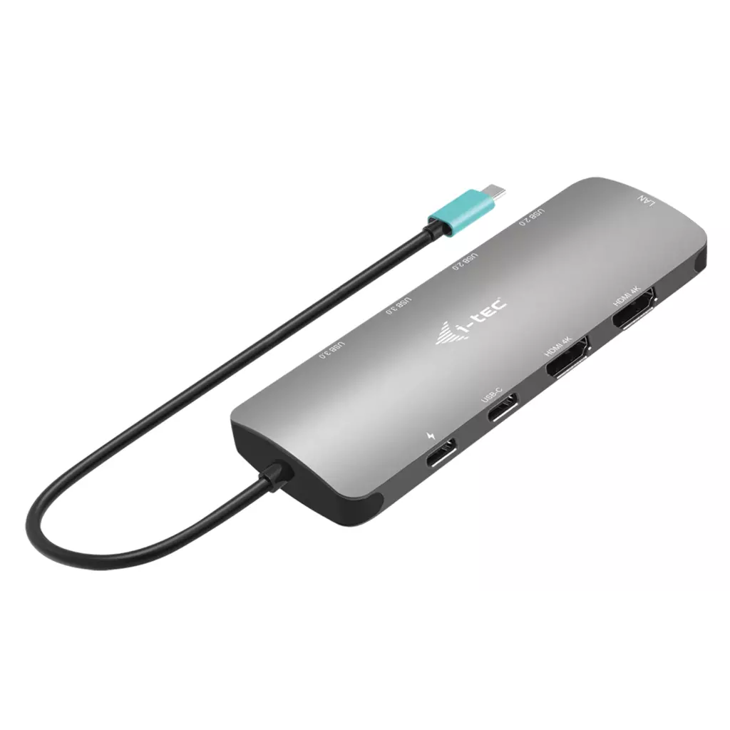 Obrázek produktu i-tec USB-C Metal Nano 2x HDMI Docking Station, PD 100W