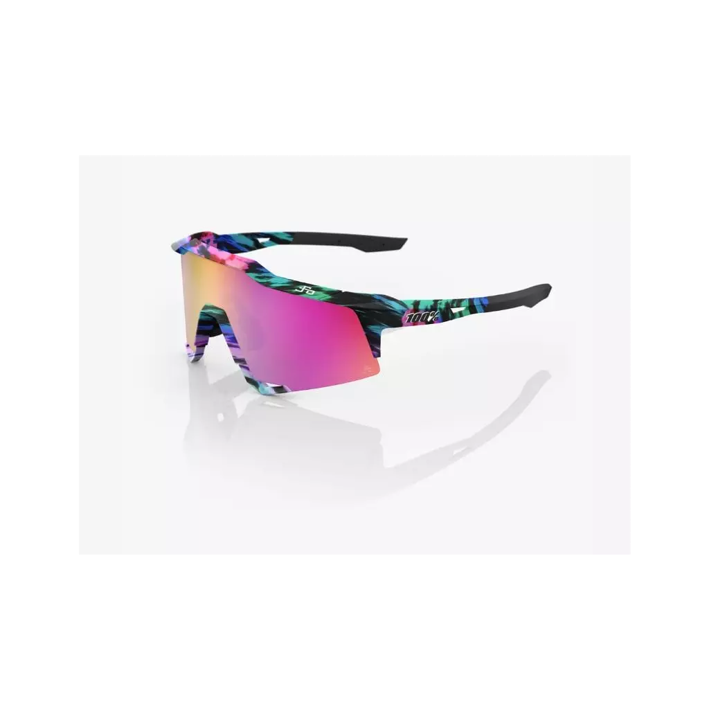 Obrázek produktu Sluneční brýle 100% SPEEDCRAFT® - Peter Sagan LE Soft Tact Tie Dye - Purple Multilayer Mirror Lens