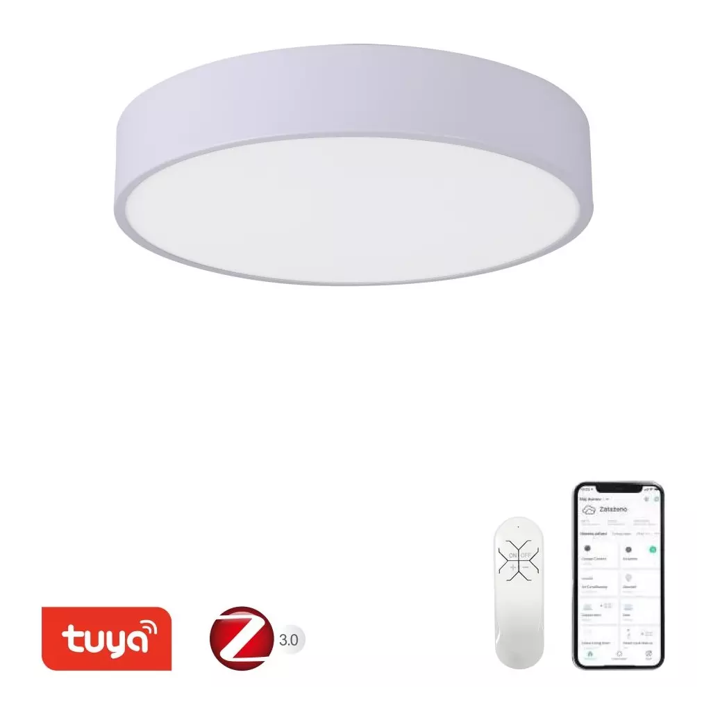 Obrázek produktu IMMAX NEO RONDATE SLIM Smart stropní svítidlo 40 x 7cm 28W bílé Zigbee 3.0, TUYA
