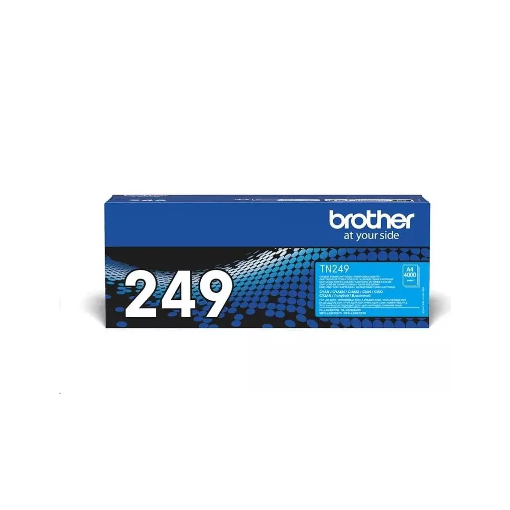 Obrázek produktu Brother toner TN-249C azurová (4000 stran) - originální