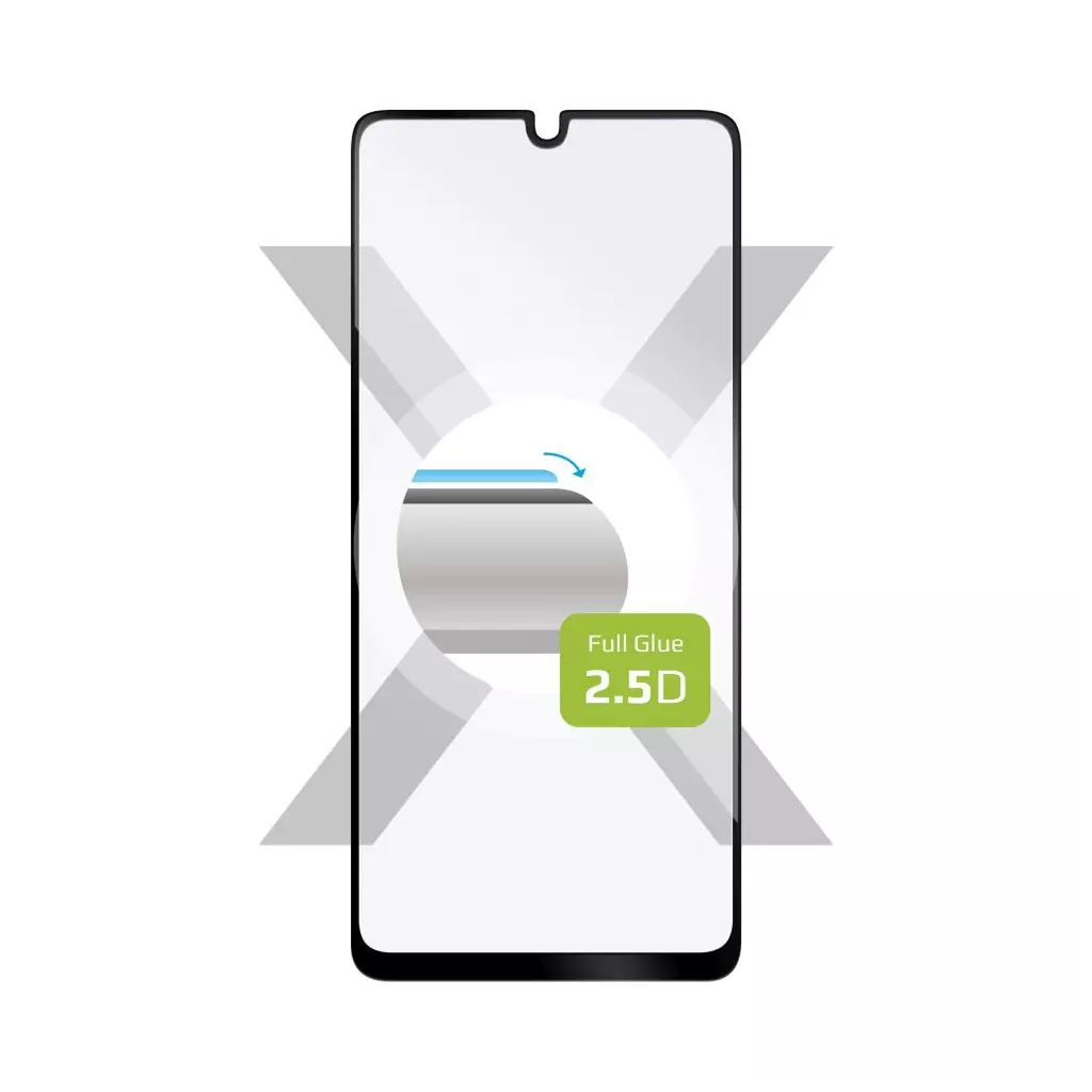 Obrázek produktu Ochranné tvrzené sklo FIXED Full-Cover pro Xiaomi Redmi 13C/13C 5G/POCO C65, lepení přes celý displej, černé