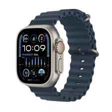 obrázek produktu HOD GPS MTP Apple Watch Ultra 2 GPS + Cellular, 49mm Titanium Case with Blue Ocean Band - bílá